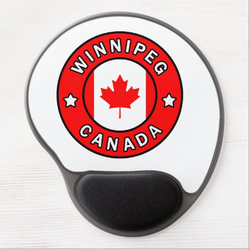 Winnipeg Canada Gel Mouse Pad