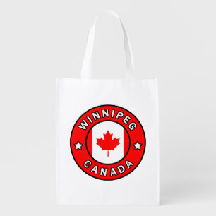 Winnipeg Canada Grocery Bag