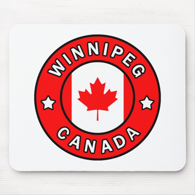 Winnipeg Canada Mouse Pad (Front)