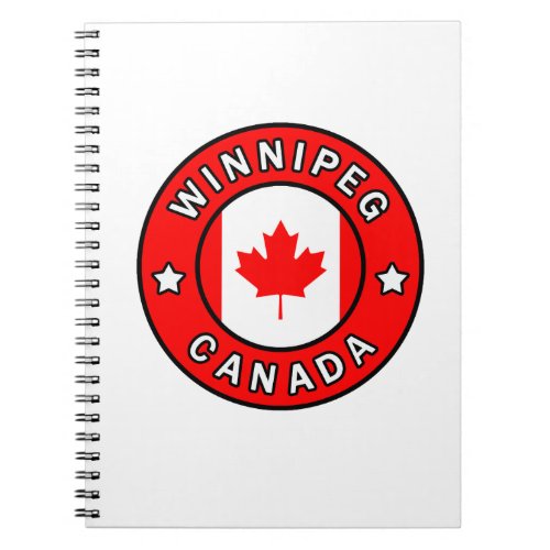 Winnipeg Canada Notebook