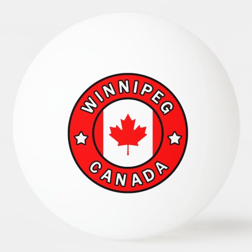 Winnipeg Canada Ping_Pong Ball
