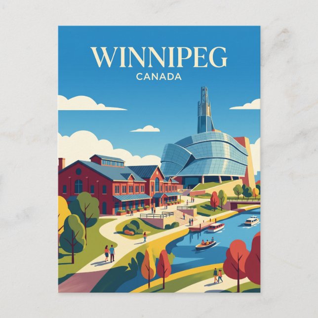 Winnipeg Canada Postcard (Front)