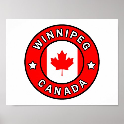 Winnipeg Canada Poster