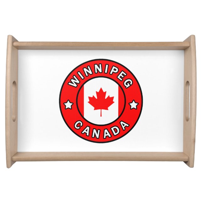 Winnipeg Canada Serving Tray (Front)