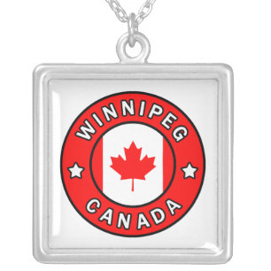 Winnipeg Canada Silver Plated Necklace