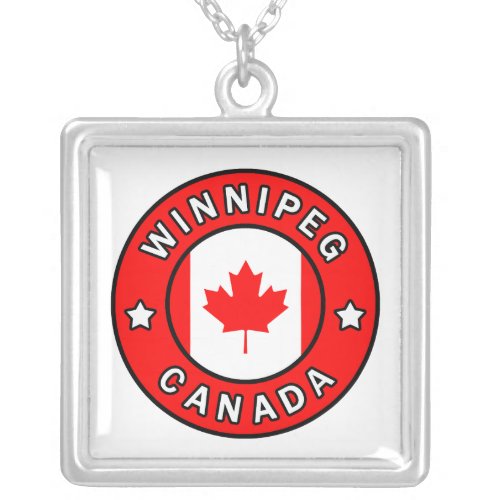 Winnipeg Canada Silver Plated Necklace
