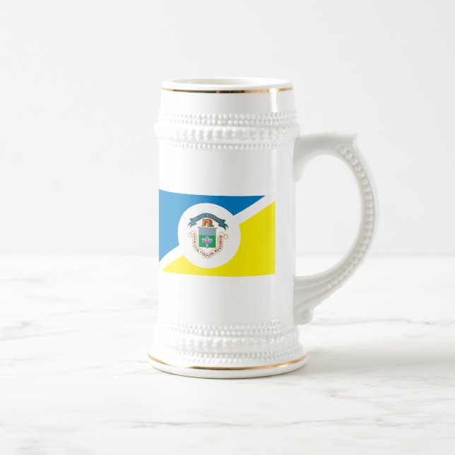 Winnipeg Flag Beer Stein (Right)