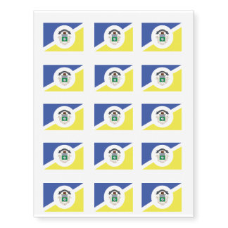 WINNIPEG Flag Temporary Tattoos