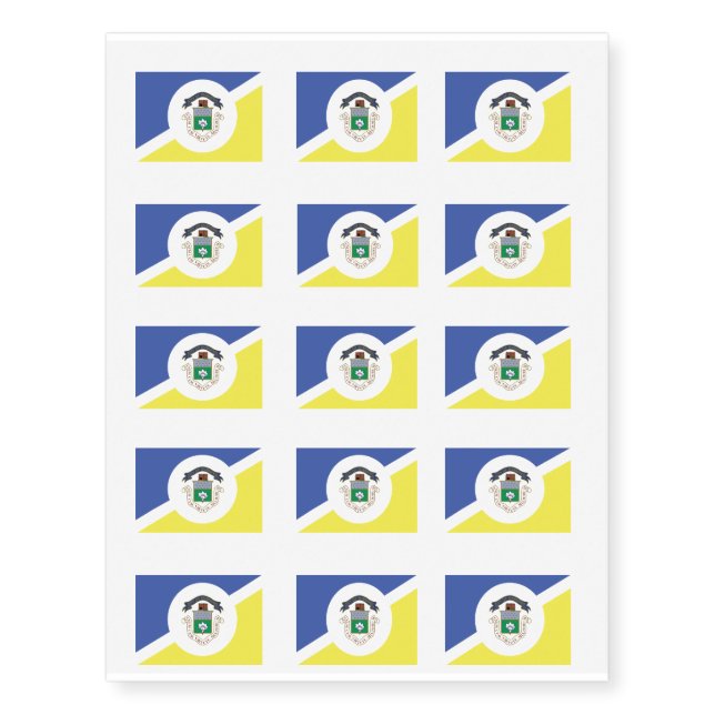 WINNIPEG Flag Temporary Tattoos (Front)