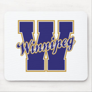 Winnipeg Letter Mouse Pad