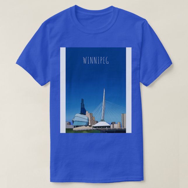 Winnipeg Manitoba Canada T-Shirt (Design Front)