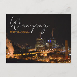 Winnipeg Manitoba Canada Travel Postcard