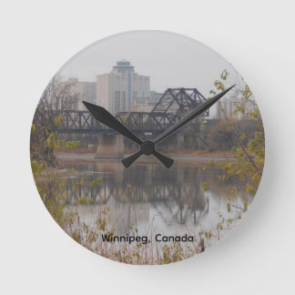 Winnipeg railway bridge clock