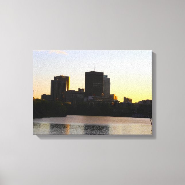 Winnipeg Skyline Canvas Print (Front)