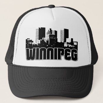 Winnipeg Skyline Trucker Hat by TurnRight at Zazzle