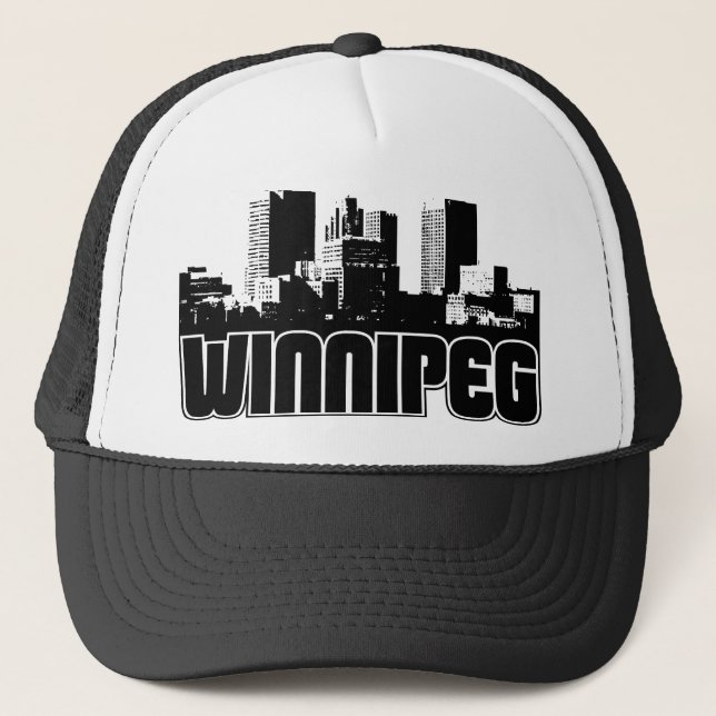 Winnipeg Skyline Trucker Hat (Front)