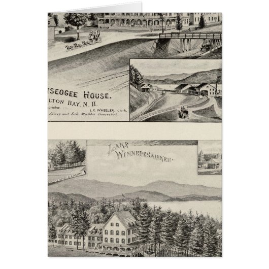 Winnipiseogee House, Lakeside House Cards (Front)