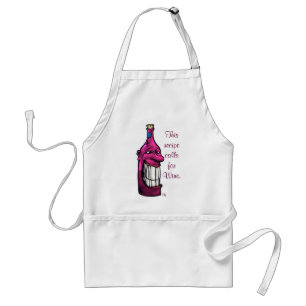 Wino, ThisrecipecallsforWine. Adult Apron