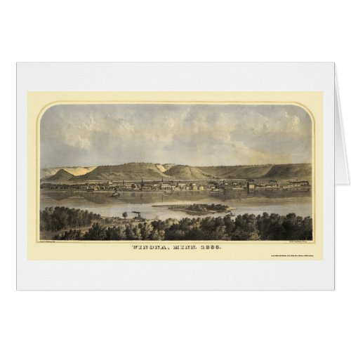 Winona County MN Panoramic Map _ 1867