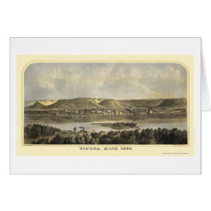 Winona County, MN Panoramic Map - 1867 Cards