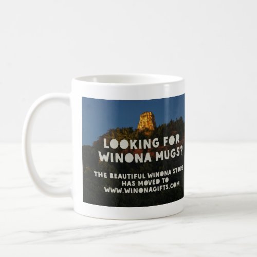 Winona Minnesota Mug Sugarloaf at Night