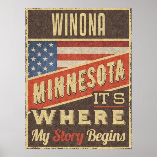 Winona Minnesota Poster