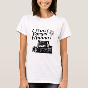 Winona on Route 66 Travel Motto T-Shirt