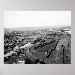 Winona Railyard, 1898 Poster