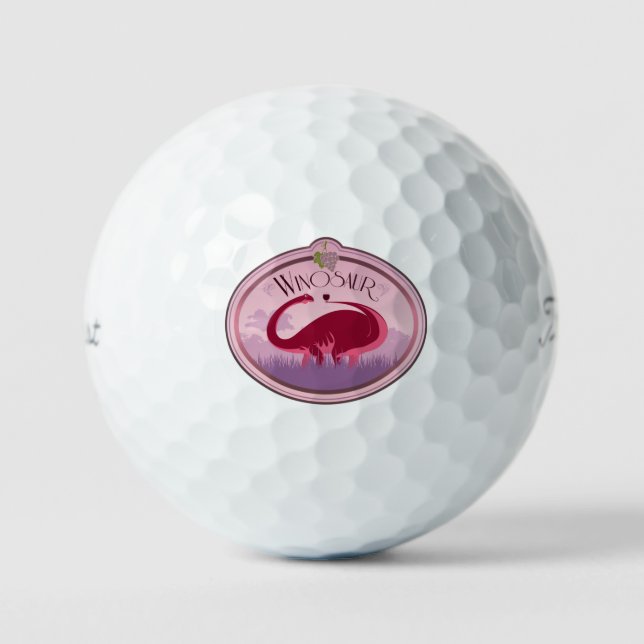 Winosaur Golf Balls (Front)