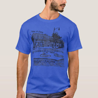 Winslow Arizona AZ US 66 take it easy est T-Shirt