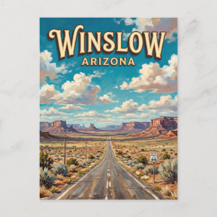 Winslow Arizona Postcard