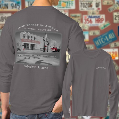 Winslow Arizona Red Splash Photograph T_Shirt