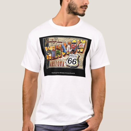 Winslow Arizona Vintage T_Shirt