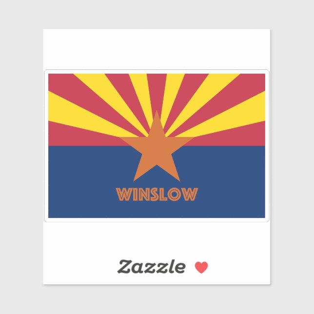 Winslow AZ Sticker (Sheet)