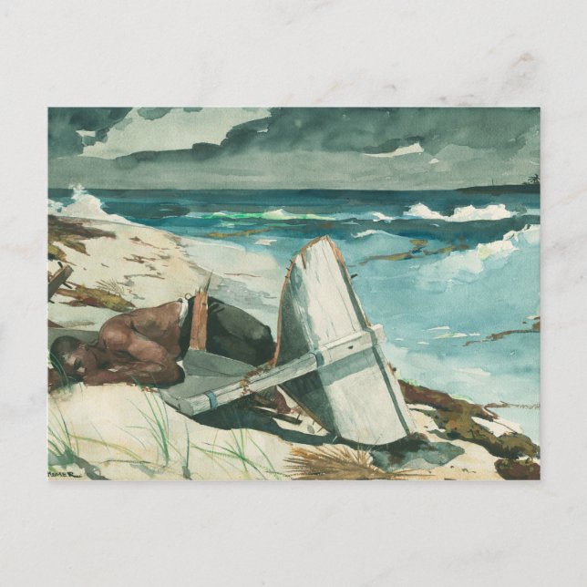 Winslow Homer - After the Hurricane, Bahamas Postcard (Front)