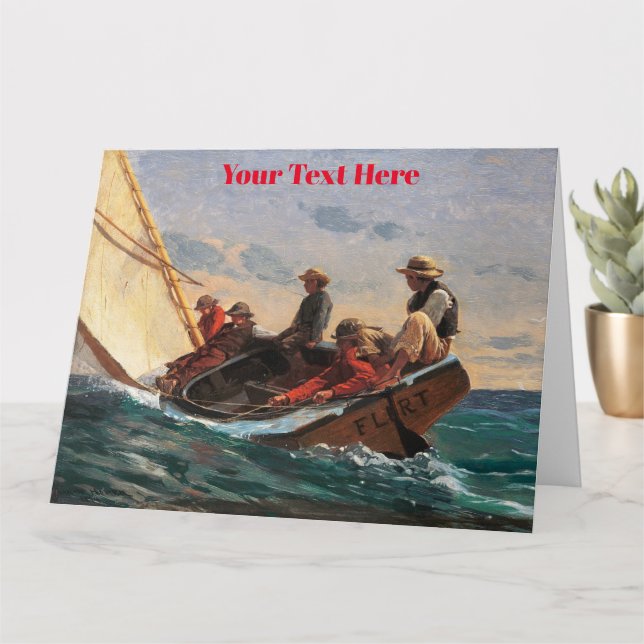 WInslow Homer American Art Card (Small Plant)