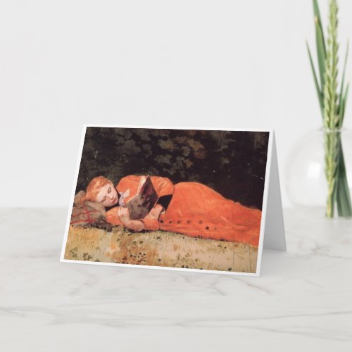 Winslow Homer Art Blank Note Card All Occasions