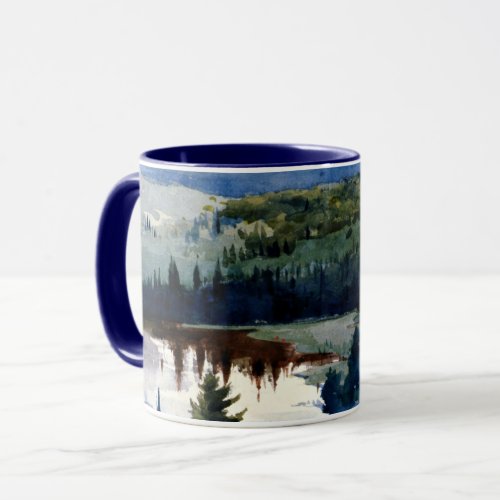Winslow Homer art Indian Village Adirondacks Mug