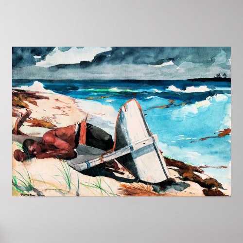 Winslow Homer artwork After the Hurricane Poster
