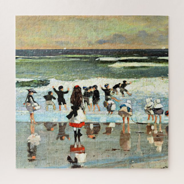 Winslow Homer - Beach Scene Jigsaw Puzzle (Vertical)