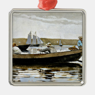 Winslow Homer - Boys in a Dory Metal Ornament