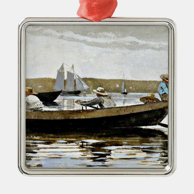 Winslow Homer - Boys in a Dory Metal Ornament (Front)