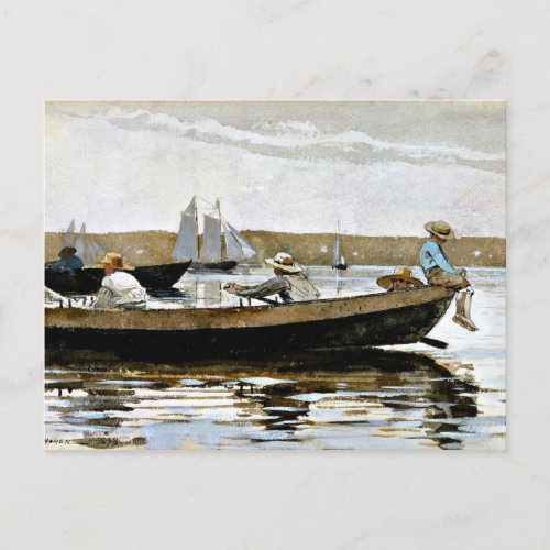 Winslow Homer _ Boys in a Dory Postcard