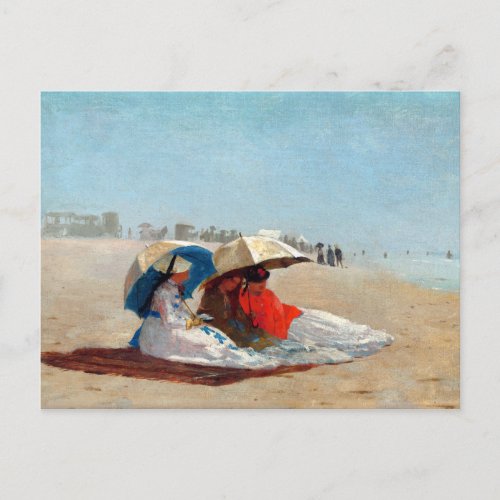 Winslow Homer East Hampton Beach Long Island Postcard