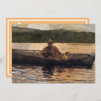 Winslow Homer Fisherman's Birthday  Invitation by DakotaInspired at Zazzle