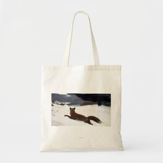 WINSLOW HOMER: FOX HUNT, 1893 TOTE BAG (Front)