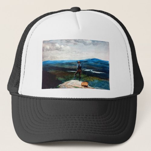 Winslow Homer Ranger in the Adirondacks Trucker Hat