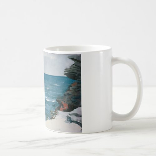 Winslow Homer _ Rocky Shore Bermuda Coffee Mug