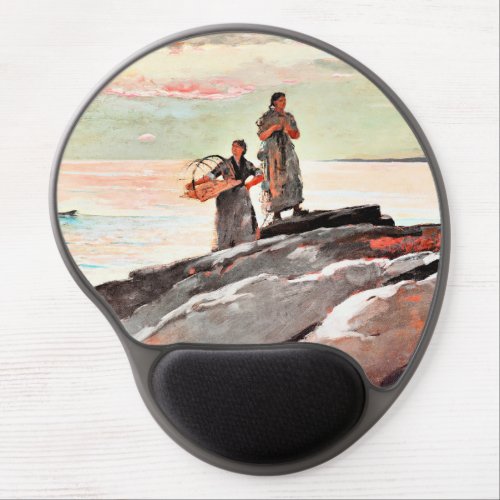 Winslow Homer _ Saco Bay famous painting Gel Mouse Pad