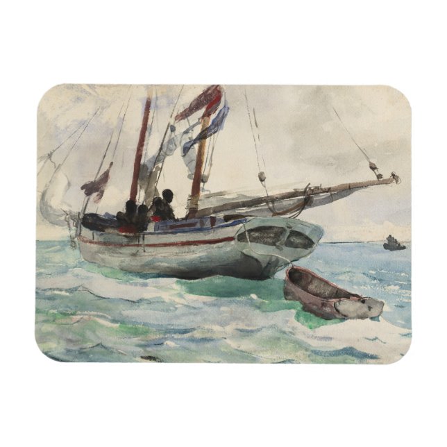 Winslow Homer - Schooner - Nassau Magnet (Horizontal)